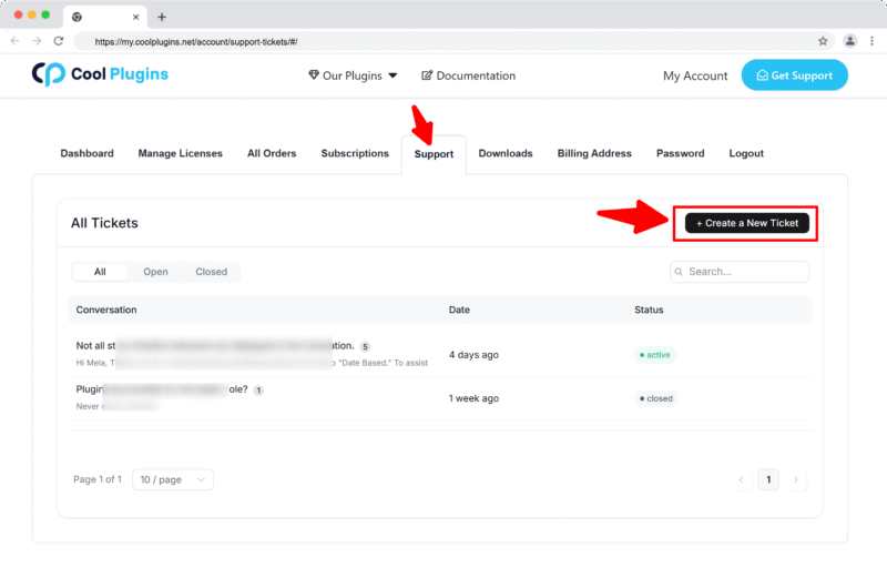 Criar Ticket de Suporte